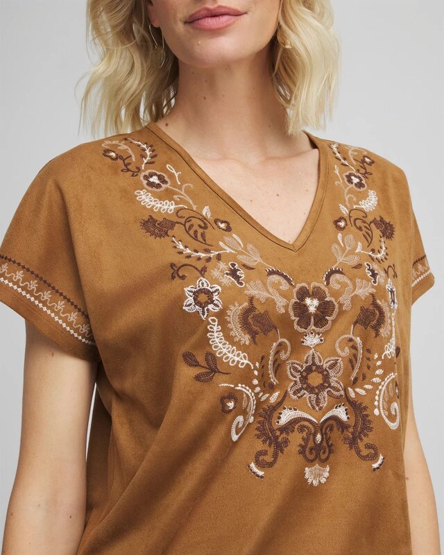 Embroidered Oversized Tee - image 4